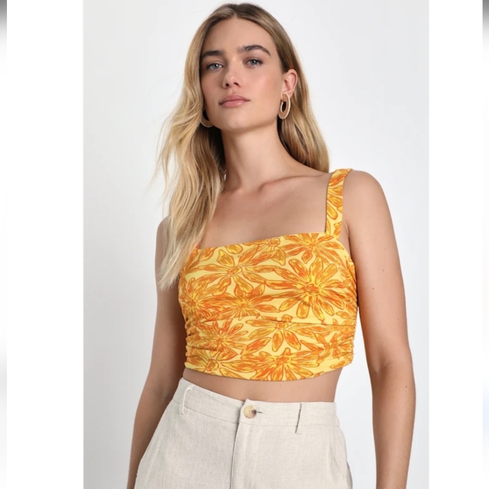 Free People All Tied Up Crop Top Size L-3X